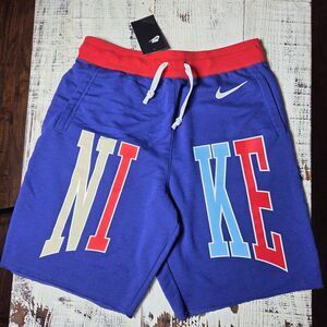 Nike Sportswear Americana Swoosh Blue RWB Men's Fleece Short CK0148-455 Sz M